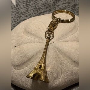 #2 Elegant Gold Eiffel Tower Keychain